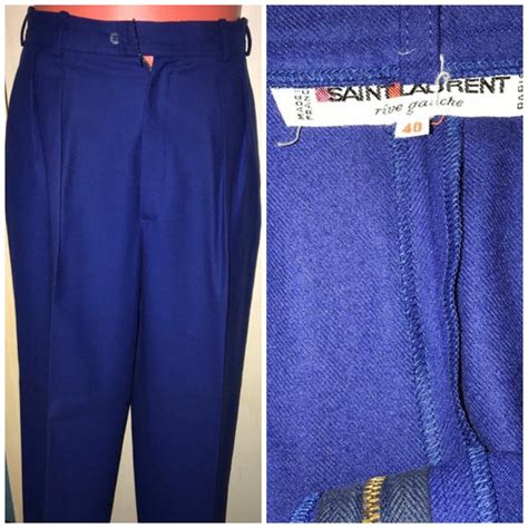 yves saint laurent anni 80+|yves st laurent trousers.